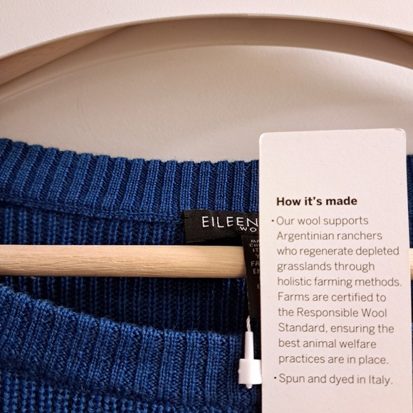 Eileen Fisher Crew Neck Merino Wool Sweater Size 2X - Picture 8 of 11